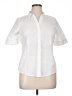 Talbots White Short Sleeve Blouse Size 12 Petite - photo 1