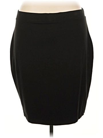 Universal Standard Faux Leather Skirt (view 2)