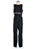 IMAN 100% Rayon Solid Black Jumpsuit Size S - photo 2