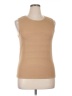 Talbots Tan Sleeveless Top Size Lg Petite - photo 1