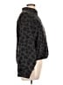 Old Navy 100% Polyester Animal Print Black Pullover Sweater Size L - photo 4