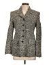 Coldwater Creek 100% Silk Tweed Gray Silk Blazer Size 10 - photo 1