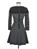 BCBGMAXAZRIA Chevron-herringbone Black Casual Dress Size XS - photo 2