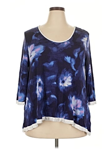 Simply Vera Vera Wang 3/4 Sleeve T-Shirt (view 1)