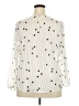 Anthology 100% Polyester Polka Dots Ivory Long Sleeve Blouse Size 18 - photo 2