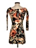 Boohoo Print Orange Cocktail Dress Size S - photo 2