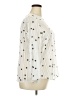 Anthology 100% Polyester Polka Dots Ivory Long Sleeve Blouse Size 18 - photo 4