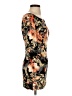 Boohoo Print Orange Cocktail Dress Size S - photo 4