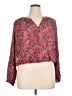 J.Jill Paisley Red 3/4 Sleeve Blouse Size XL - photo 1