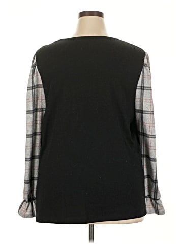 Tint & Shadow Long Sleeve Blouse (view 2)