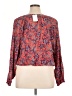 J.Jill Paisley Red 3/4 Sleeve Blouse Size XL - photo 2