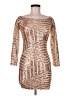 Unbranded Metallic Gold Cocktail Dress Size M - photo 1