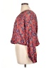 J.Jill Paisley Red 3/4 Sleeve Blouse Size XL - photo 5
