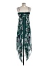 BCBGMAXAZRIA 100% Polyester Tropical Green Cocktail Dress Size S - photo 2