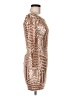 Unbranded Metallic Gold Cocktail Dress Size M - photo 4