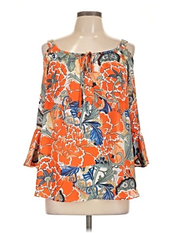Peter Nygard Long Sleeve Blouse (view 1)