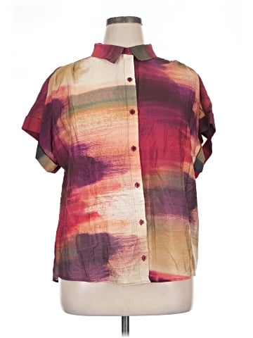 DKNY Short Sleeve Blouse (view 1)
