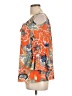 Peter Nygard 100% Polyester Orange Long Sleeve Blouse Size 10 - photo 5