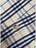 Burberry 100% Cotton Plaid Yellow Long Sleeve Button-Down Shirt Size 12 - photo 9