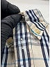 Burberry 100% Cotton Plaid Yellow Long Sleeve Button-Down Shirt Size 12 - photo 10