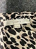 Ann Taylor LOFT 100% Polyester Animal Print Brown Short Sleeve Blouse Size M - photo 7