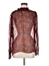 Antik Batik 100% Viscose Red Long Sleeve Blouse Size M - photo 1