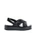 Prada Black Leather Quilted Sandals Size EU 37 - photo 1