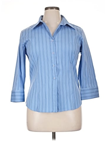 DressBarn 3/4 Sleeve Button-Down Shirt (view 1)