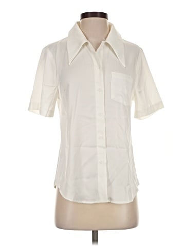 Allegra K Short Sleeve Blouse (view 1)
