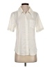 Allegra K Ivory Short Sleeve Blouse Size S - photo 1