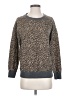 Splendid Animal Print Brown Pullover Sweater Size S - photo 1