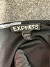 Express 100% Polyester Graphic Black Romper Size L - photo 4