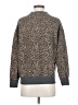 Splendid Animal Print Brown Pullover Sweater Size S - photo 2