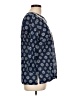 Talbots Blue 3/4 Sleeve Blouse Size L - photo 4