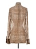 Rag & Bone Metallic Brown Long Sleeve Silk Top Size S - photo 2