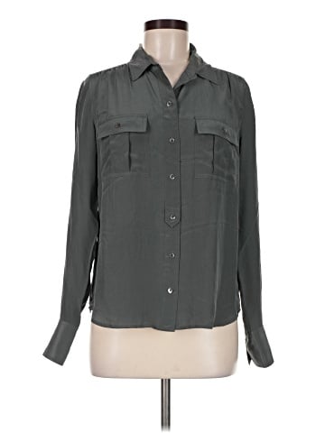 J.Crew Long Sleeve Silk Top (view 1)
