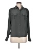 J.Crew 100% Silk Solid Gray Long Sleeve Silk Top Size 8 - photo 1