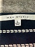 Max Studio Stripes Black Ivory Casual Skirt Size L - photo 4