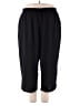Assorted Brands 100% Polyester Solid Black Casual Pants Size 4X - photo 1
