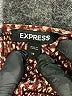 Express 100% Polyester Brown Short Sleeve Blouse Size XS - photo 7