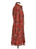 Ann Taylor LOFT 100% Polyester Paisley Red Casual Dress Size 2 Petite - photo 4