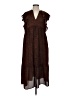 A New Day 100% Polyester Animal Print Brown Casual Dress Size S - photo 1