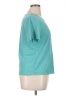 Just Be... Teal Short Sleeve Top Size XL - photo 4