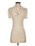BCBGMAXAZRIA 100% Rayon Ivory Short Sleeve Top Size XXS - photo 1