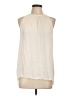 Old Navy 100% Polyester Ivory Sleeveless Blouse Size L - photo 1