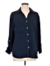 Chenault 100% Polyester Blue Long Sleeve Blouse Size L - photo 1