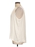Old Navy 100% Polyester Ivory Sleeveless Blouse Size L - photo 5