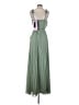 Lulus 100% Polyester Green Casual Dress Size S - photo 2