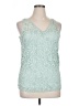 Torrid Teal Sleeveless Blouse Size 1X Plus (1) - photo 1