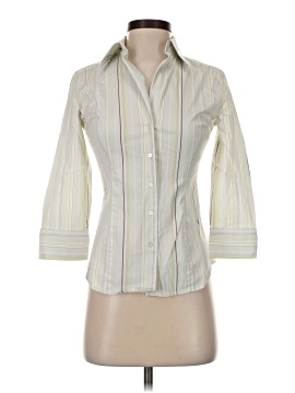 Express Design Studio 3/4 Sleeve Button Down Shirt